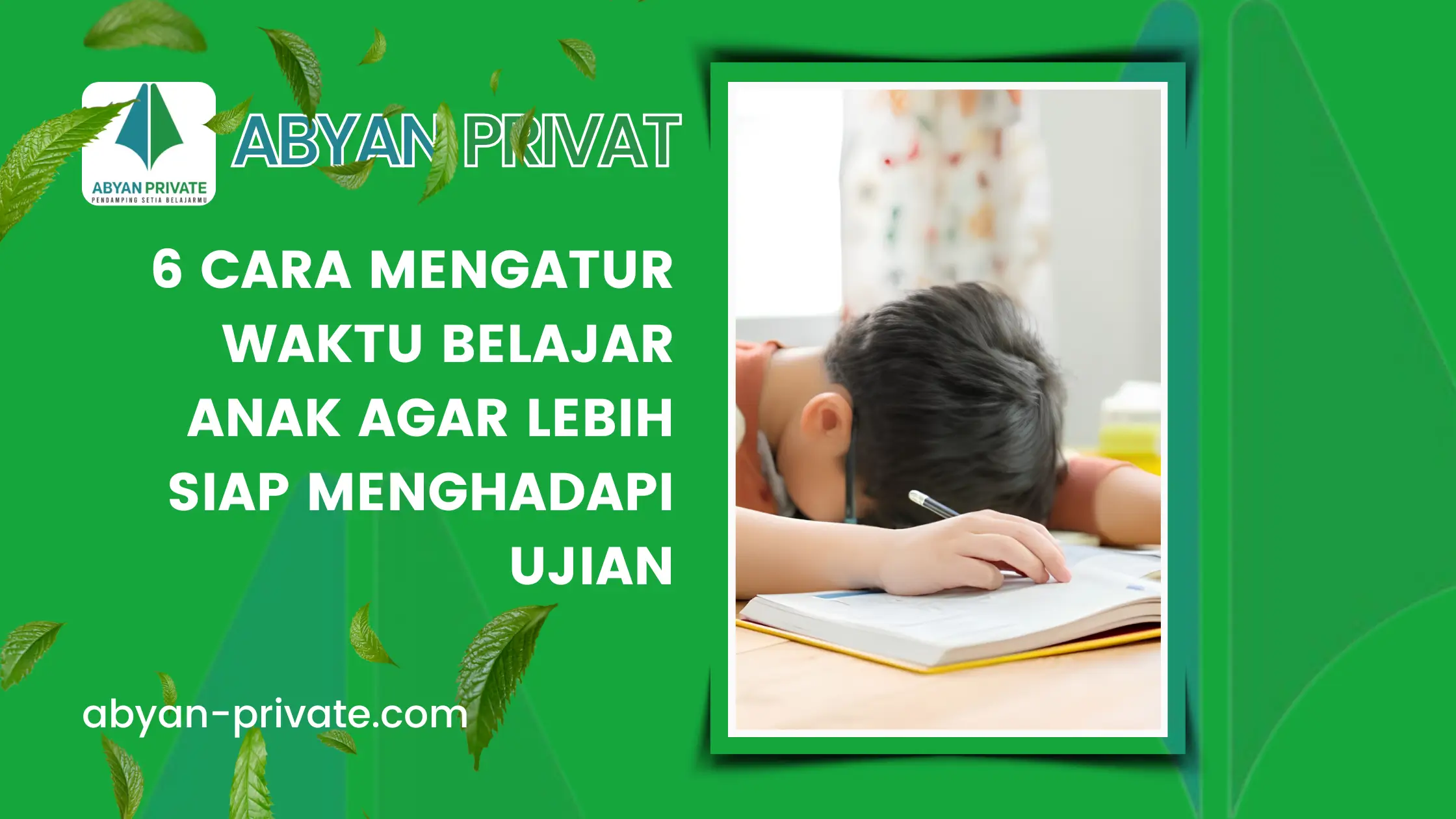 6 Cara Mengatur Waktu Belajar Anak agar Lebih Siap Menghadapi Ujian