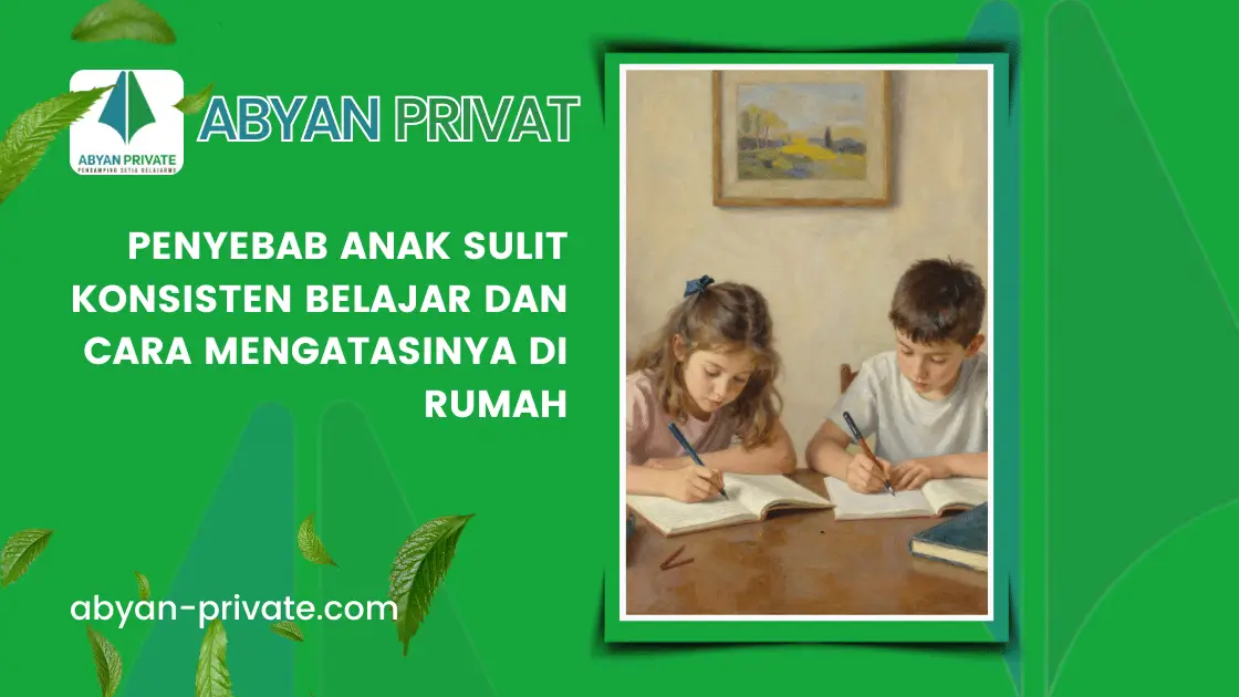 Penyebab Anak Sulit Konsisten Belajar dan Cara Mengatasinya di Rumah