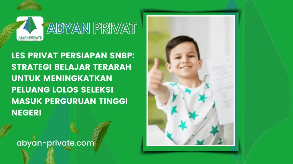 Les privat persiapan SNBP berbeda dengan belajar mandiri karena siswa mendapatkan pendampingan yang lebih terarah berdasarkan nilai rapor, pilihan jurusan, rekam prestasi, dan target perguruan tinggi. Bagi siswa dengan target masuk PTN melalui jalur prestasi, pendampingan personal dapat membantu menyusun strategi akademik yang lebih fokus dibandingkan belajar tanpa evaluasi yang terstruktur. Seleksi Nasional Berdasarkan Prestasi atau SNBP bukan hanya soal mempertahankan nilai tinggi. Siswa juga perlu memahami posisi akademiknya, konsistensi nilai, relevansi mata pelajaran dengan jurusan tujuan, serta strategi menentukan pilihan program studi. Mengapa Les Privat Persiapan SNBP Berbeda dengan Bimbingan Belajar Reguler? Les privat persiapan SNBP memberikan pendekatan yang lebih personal dibandingkan program belajar kelompok. Materi dan evaluasi dapat disesuaikan dengan kondisi akademik setiap siswa. Perbedaan utama terletak pada tingkat personalisasi, fleksibilitas pembelajaran, dan intensitas komunikasi antara tutor, siswa, serta orang tua. Aspek Les Privat Persiapan SNBP Bimbingan Belajar Reguler Pendekatan belajar Disesuaikan dengan kebutuhan siswa Mengikuti program kelas Evaluasi nilai Lebih personal dan mendalam Bersifat umum Jadwal Fleksibel Mengikuti jadwal lembaga Fokus jurusan Dapat disesuaikan Biasanya lebih luas Interaksi dengan tutor Lebih intensif Dibagi dengan peserta lain Untuk siswa yang membutuhkan pendampingan akademik secara personal, Anda juga dapat mempertimbangkan program les privat akademik sebagai bagian dari persiapan jangka panjang. Apa Saja yang Dipersiapkan dalam Les Privat Persiapan SNBP? Program persiapan yang efektif tidak hanya berfokus pada mengulang materi pelajaran. Tutor perlu membantu siswa memahami kondisi akademiknya dan menyusun langkah belajar yang realistis. Beberapa fokus pendampingan yang dapat dilakukan meliputi: Evaluasi nilai rapor dan konsistensi akademik. Identifikasi mata pelajaran yang perlu dipertahankan atau ditingkatkan. Pendampingan materi sesuai kebutuhan sekolah. Penyusunan kebiasaan belajar yang lebih teratur. Diskusi strategi pilihan jurusan dan target perguruan tinggi. Persiapan prestasi akademik sesuai kemampuan siswa. Pendampingan sejak lebih awal memberi siswa waktu untuk memperbaiki kebiasaan belajar. Namun, les privat tetap perlu disesuaikan dengan kondisi dan target akademik setiap individu. Strategi Memilih Program Les Privat untuk Persiapan SNBP Tidak semua siswa membutuhkan pola belajar yang sama. Siswa dengan nilai stabil mungkin membutuhkan evaluasi strategi, sedangkan siswa dengan nilai yang masih berfluktuasi memerlukan pendampingan akademik lebih intensif. 1. Untuk Siswa dengan Nilai Rapor yang Belum Stabil Rekomendasinya adalah memilih program dengan evaluasi rutin dan fokus pada mata pelajaran yang nilainya masih berubah-ubah. Tutor dapat membantu siswa memahami penyebab penurunan nilai, apakah berasal dari pemahaman materi, manajemen waktu, atau metode belajar yang kurang sesuai. 2. Untuk Siswa dengan Target Jurusan Kompetitif Siswa perlu memiliki strategi belajar yang lebih disiplin. Fokusnya bukan hanya meningkatkan nilai, tetapi menjaga konsistensi performa akademik. Pendampingan personal membantu siswa memprioritaskan materi dan kebiasaan belajar berdasarkan target yang telah ditentukan. 3. Untuk Siswa yang Membutuhkan Pendampingan Semua Mata Pelajaran Program guru les semua mata pelajaran dapat menjadi pilihan untuk membantu siswa mendapatkan dukungan akademik yang lebih menyeluruh. Pendekatan ini bermanfaat bagi siswa yang memiliki beberapa mata pelajaran prioritas dan membutuhkan jadwal belajar yang terstruktur. Bagaimana Les Privat Membantu Siswa Menjaga Konsistensi Belajar? Konsistensi menjadi salah satu faktor penting dalam perjalanan akademik siswa. Belajar dalam waktu panjang tanpa jadwal yang jelas dapat membuat siswa sulit mempertahankan fokus. Tutor privat dapat membantu membangun sistem belajar yang lebih terukur melalui: Target belajar mingguan. Evaluasi pemahaman materi. Pembahasan kesulitan belajar. Pemantauan perkembangan akademik. Penyesuaian strategi belajar. Orang tua juga dapat memperoleh gambaran mengenai perkembangan belajar anak melalui komunikasi yang lebih terarah dengan tutor. Studi Kasus Singkat: Strategi Belajar Terarah untuk Target PTN Seorang siswa kelas XII memiliki rata-rata nilai rapor 87,5 dan ingin mempertahankan performa akademiknya selama semester terakhir. Setelah melakukan evaluasi, ditemukan bahwa dua mata pelajaran utama mengalami fluktuasi nilai antara 4–7 poin. Selama 12 minggu, siswa mengikuti jadwal belajar privat sebanyak 2 kali per minggu dengan fokus pada penguatan materi dan evaluasi rutin. Hasil evaluasi menunjukkan pola belajar menjadi lebih teratur dan nilai latihan meningkat, meskipun hasil seleksi SNBP tetap bergantung pada kebijakan seleksi dan berbagai faktor penilaian. Contoh ini menunjukkan bahwa tujuan pendampingan bukan menjanjikan kelulusan, tetapi membantu siswa mempersiapkan kemampuan akademiknya secara lebih optimal. Kapan Sebaiknya Memulai Persiapan SNBP? Persiapan sebaiknya dilakukan sebelum siswa memasuki periode seleksi. Semakin awal siswa memahami kondisi akademiknya, semakin banyak waktu yang tersedia untuk membangun kebiasaan belajar dan menjaga konsistensi nilai. Beberapa waktu yang dapat digunakan sebagai titik awal adalah: Saat memasuki kelas XI untuk membangun fondasi belajar. Awal kelas XII untuk mengevaluasi target akademik. Ketika nilai mulai mengalami penurunan. Saat siswa sudah menentukan target jurusan. Ketika siswa membutuhkan pendampingan belajar yang lebih personal. Selain persiapan SNBP, siswa yang ingin meningkatkan kemampuan untuk kompetisi akademik dapat membaca program les privat persiapan olimpiade. Rekomendasi Les Privat Berdasarkan Kebutuhan Siswa Pemilihan program sebaiknya didasarkan pada kebutuhan akademik, bukan hanya mengikuti program yang sedang populer. Untuk siswa dengan nilai belum stabil, prioritaskan tutor yang dapat melakukan evaluasi rutin dan menyusun target belajar. Untuk siswa dengan target jurusan tertentu, pilih pendampingan yang membantu menjaga konsistensi mata pelajaran relevan. Untuk siswa yang kesulitan mengatur jadwal, les privat dengan jadwal fleksibel dapat membantu membangun rutinitas belajar. Untuk orang tua yang ingin memantau perkembangan anak, pilih program yang memiliki komunikasi dan evaluasi belajar yang jelas. Pertanyaan Sering Diajukan tentang Les Privat Persiapan SNBP Apakah les privat persiapan SNBP menjamin siswa lolos PTN? Tidak. Les privat tidak dapat menjamin kelulusan SNBP, tetapi dapat membantu siswa mempersiapkan kemampuan akademik dan strategi belajar dengan lebih terarah. Kapan waktu terbaik memulai les privat persiapan SNBP? Idealnya persiapan dimulai sejak siswa memiliki target akademik yang jelas atau ketika membutuhkan bantuan menjaga konsistensi nilai. Semakin awal evaluasi dilakukan, semakin banyak waktu untuk memperbaiki strategi belajar. Apakah les privat persiapan SNBP hanya untuk siswa dengan nilai tinggi? Tidak. Siswa dengan nilai yang masih berfluktuasi juga dapat mengikuti pendampingan untuk memperbaiki pemahaman materi dan membangun pola belajar yang lebih konsisten. Temukan Pendampingan Belajar yang Sesuai dengan Target Akademik Anak Persiapan SNBP membutuhkan strategi yang realistis dan disesuaikan dengan kondisi setiap siswa. Pendampingan yang tepat dapat membantu anak membangun kebiasaan belajar, memahami materi, dan mengevaluasi perkembangan akademiknya secara lebih terstruktur. ABYAN PRIVATE menyediakan layanan pendampingan belajar yang dapat disesuaikan dengan kebutuhan akademik siswa. Orang tua dapat berkonsultasi terlebih dahulu untuk memahami kebutuhan belajar dan menentukan bentuk pendampingan yang sesuai. Hubungi ABYAN PRIVATE melalui WhatsApp 082316716328 atau email cs@abyan-private.com untuk mendapatkan informasi mengenai program pendampingan belajar.